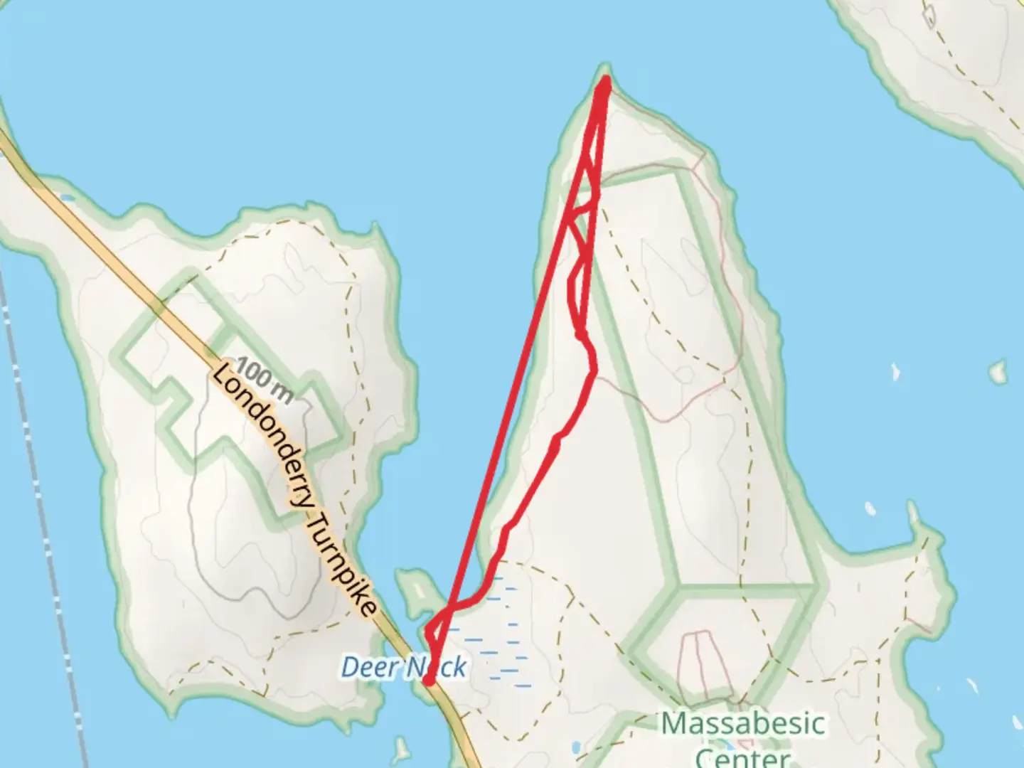 An image depicting the trail Battery Point Trail and its surrounding area.