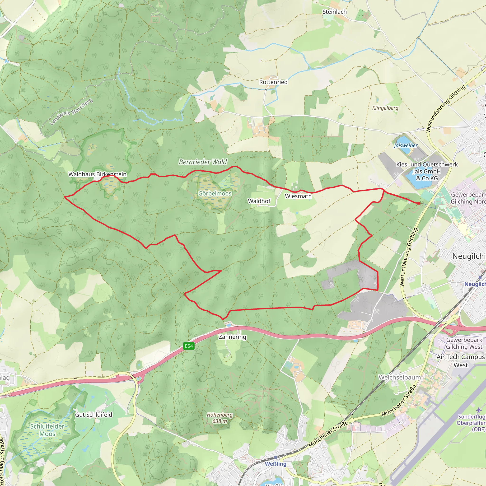 Via Zeitreise - Blaue Route mobile static map