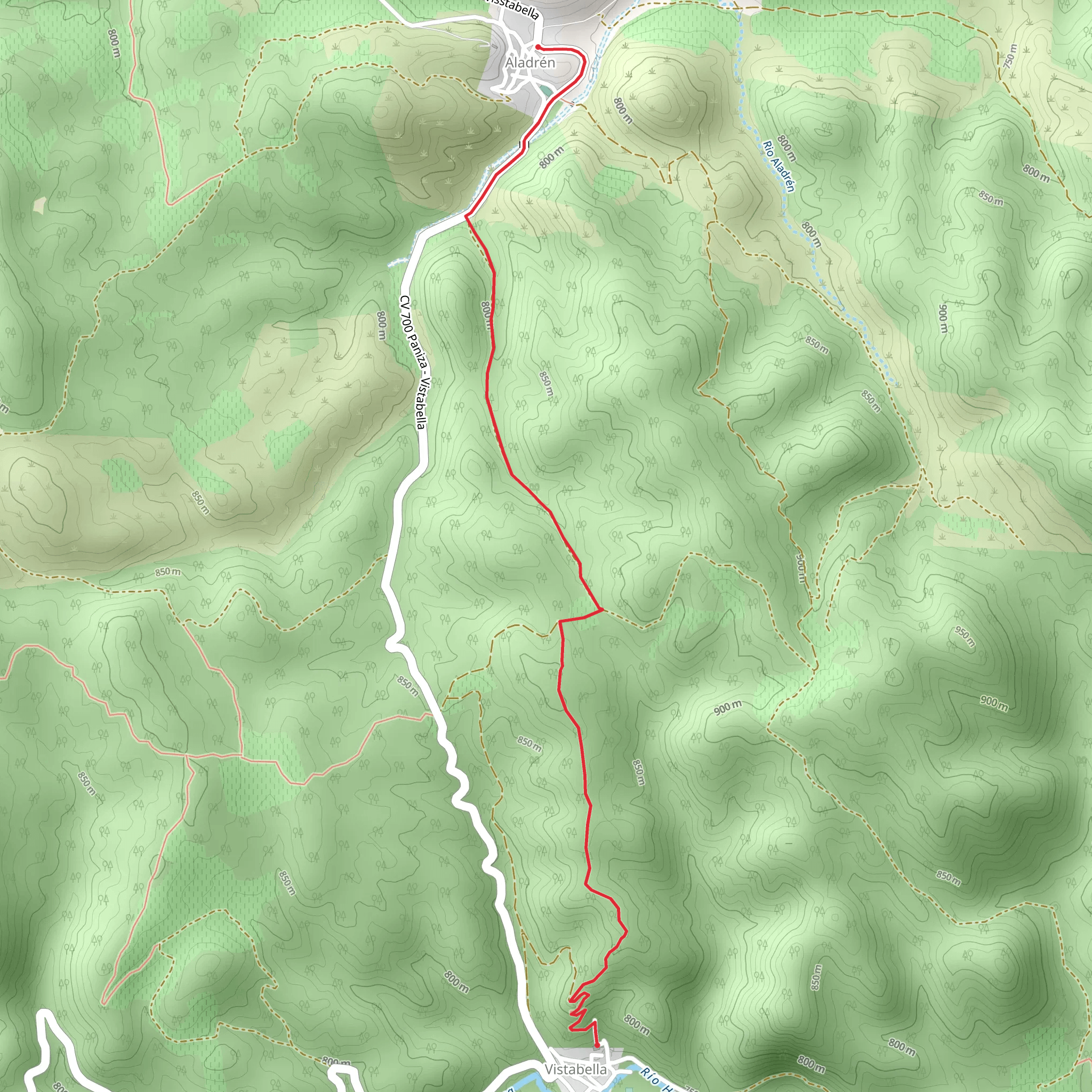 Vistabella - Aladren PR Z 144 mobile static map