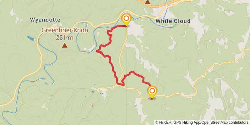 Adventure Hiking Trail stage 3 Map