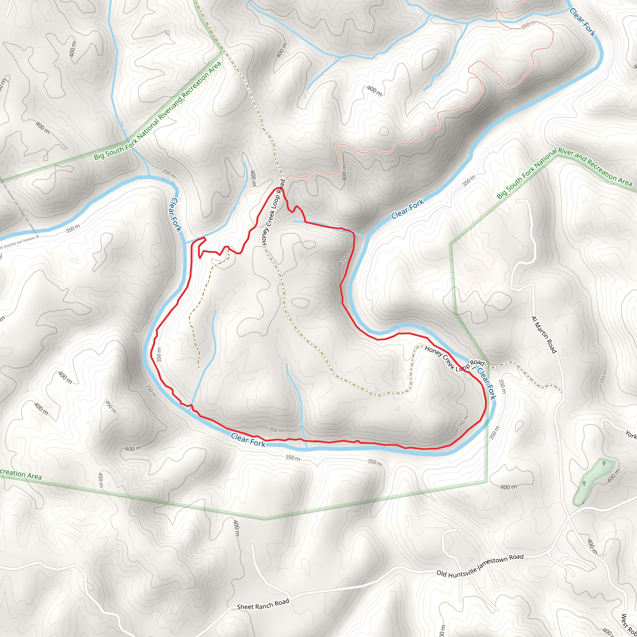 Burnt Mill Bridge Loop Trail mobile static map