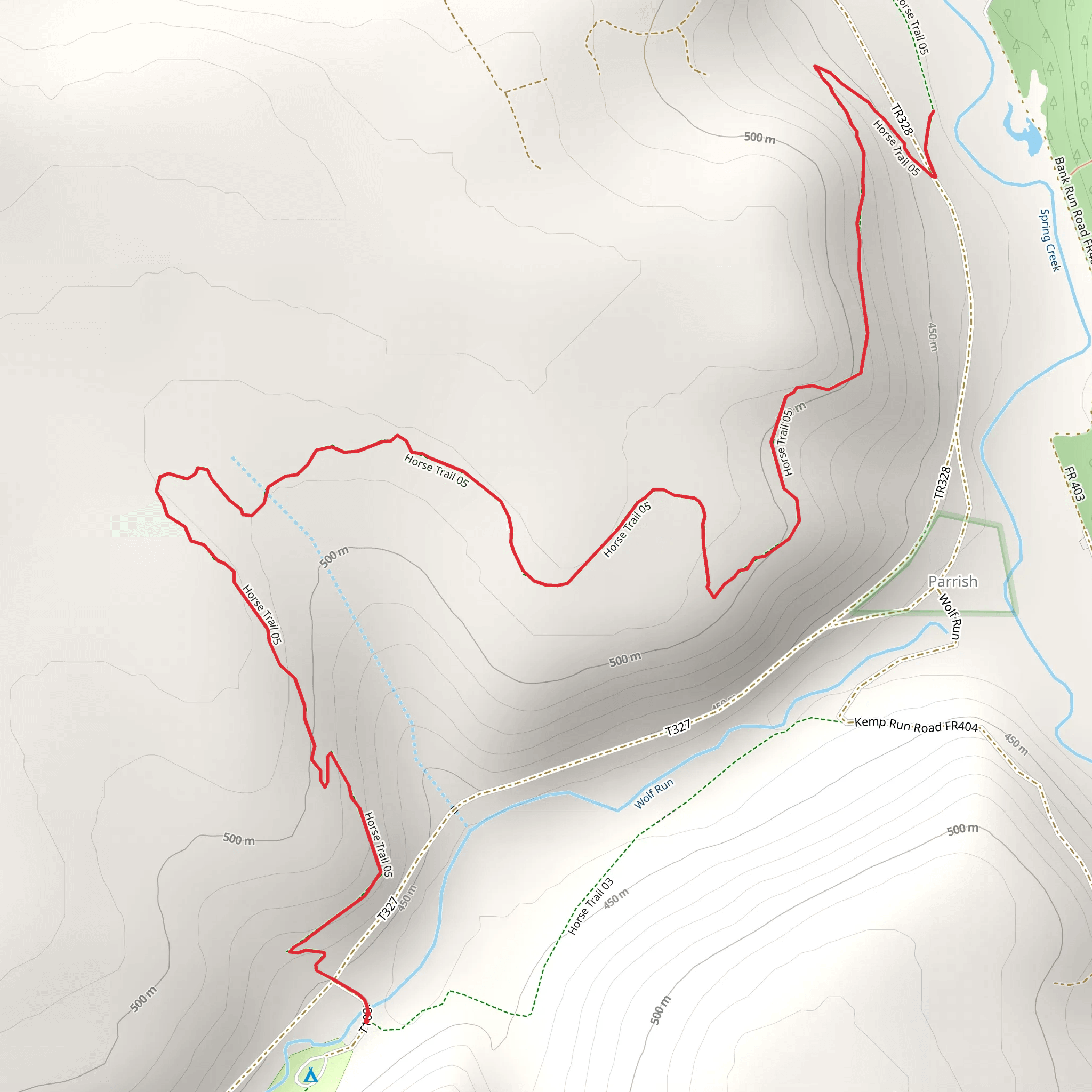 SCHT - Bra Rocks Trail mobile static map