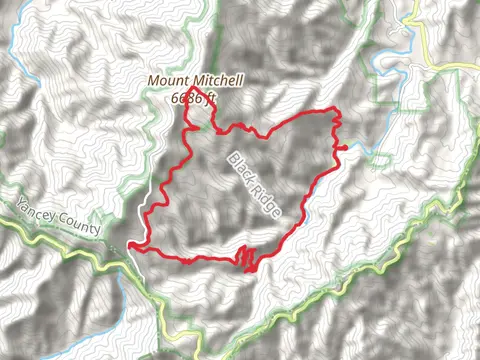 Mount Mitchell and Chestnut Knob Loop