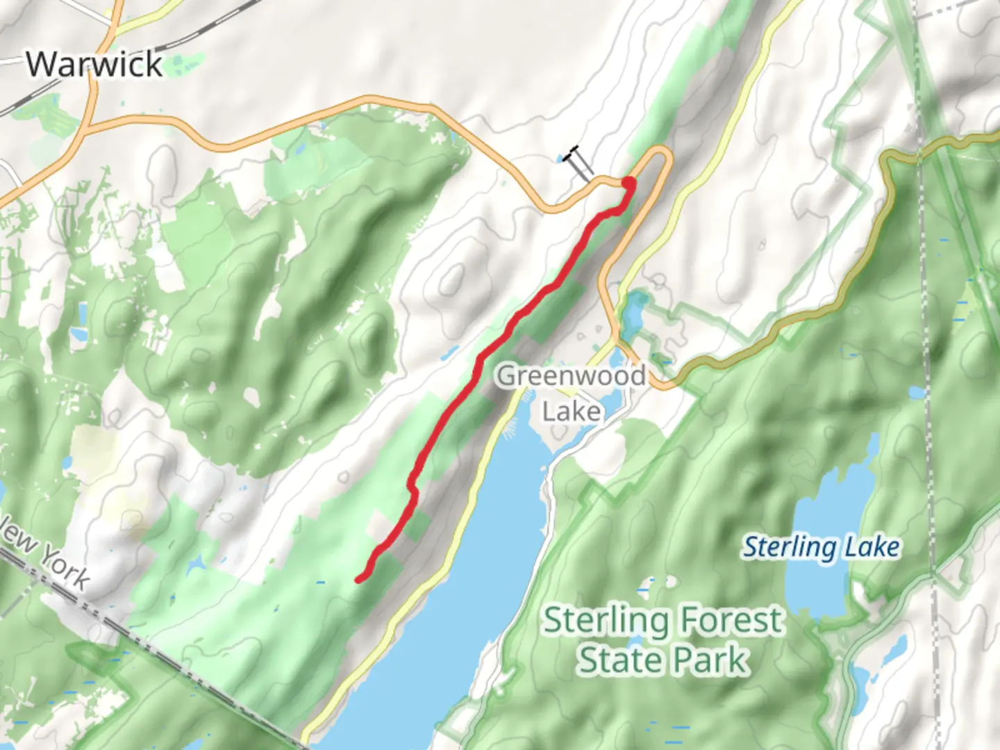 An image depicting the trail Bellvale Mountain Trail and its surrounding area.