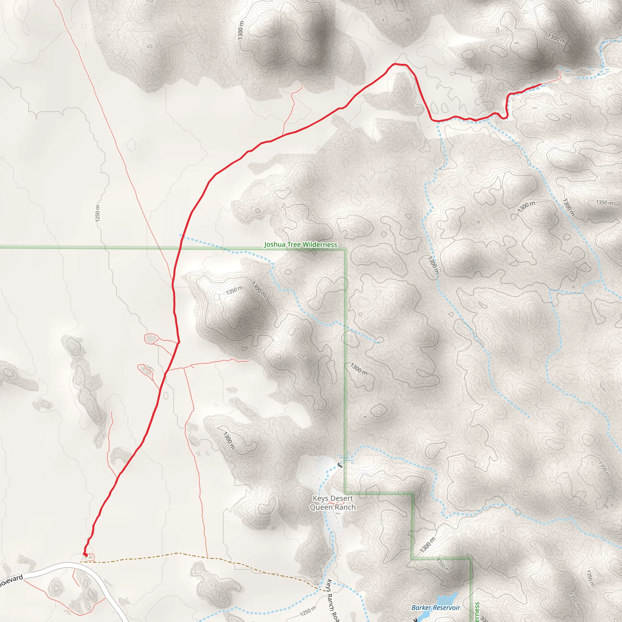 Willow Hole Trail mobile static map