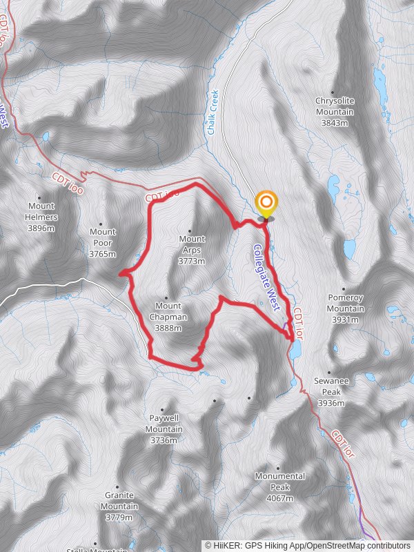 Hancock Lake, Hancock Pass and Williams Pass Loop