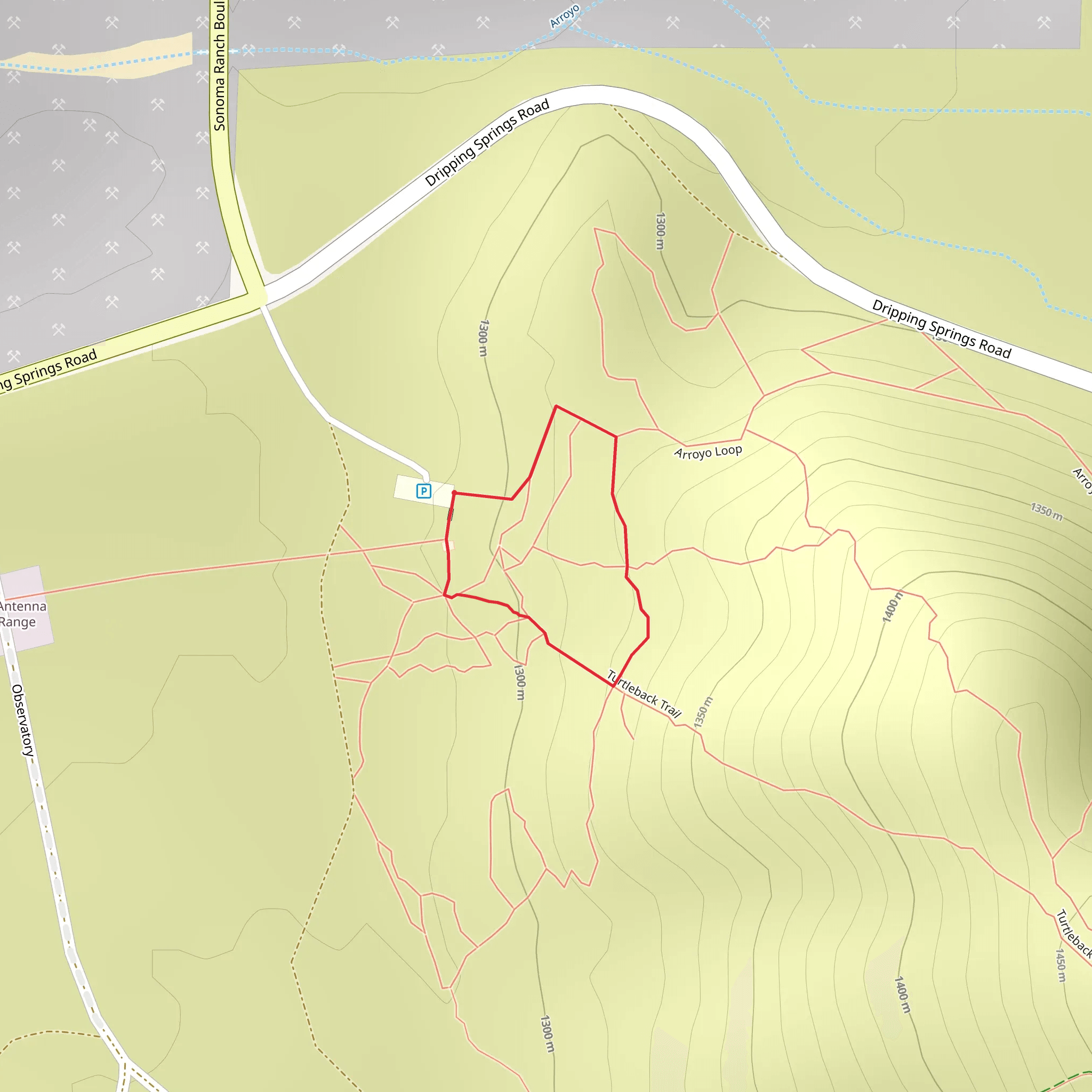 Arroyo Loop mobile static map