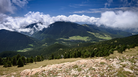 An image depicting the trail GR 36 - Vilavella - Montanejos and its surrounding area.
