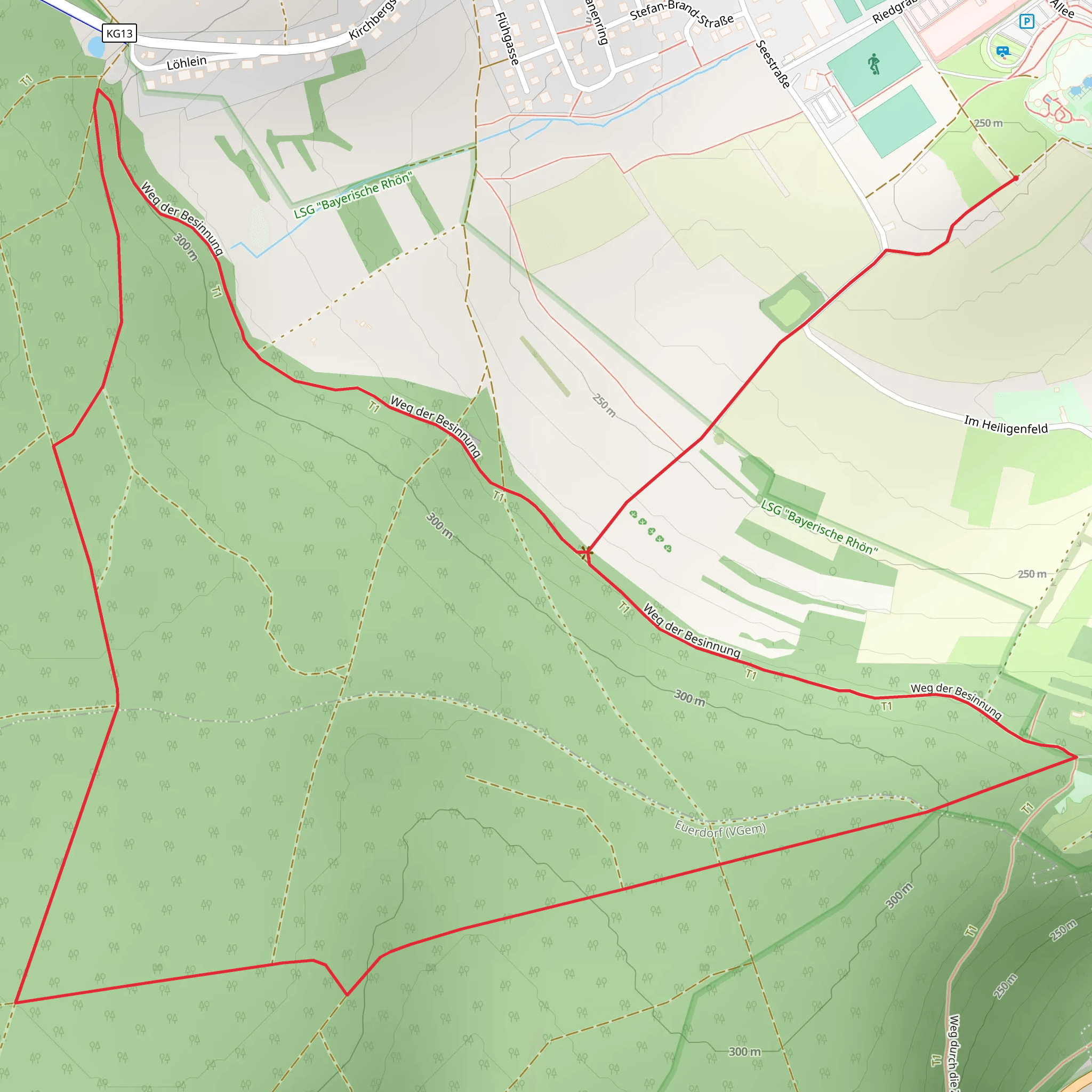 Kolpingkapelle Loop mobile static map