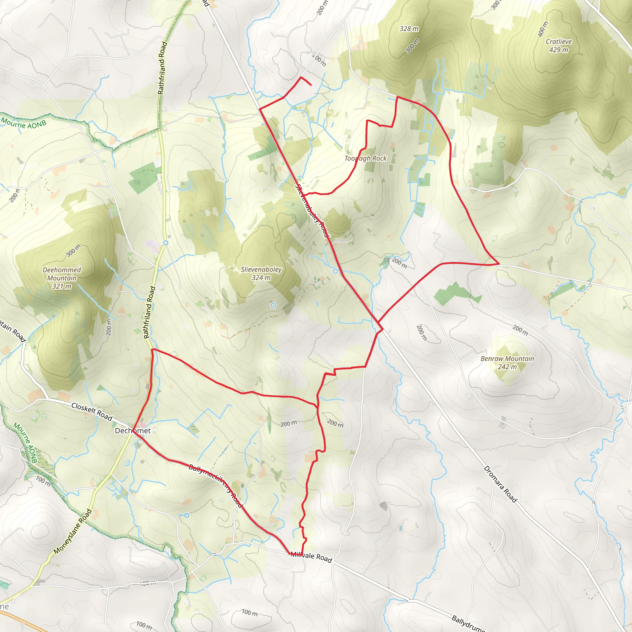 Windy Gap Pad mobile static map