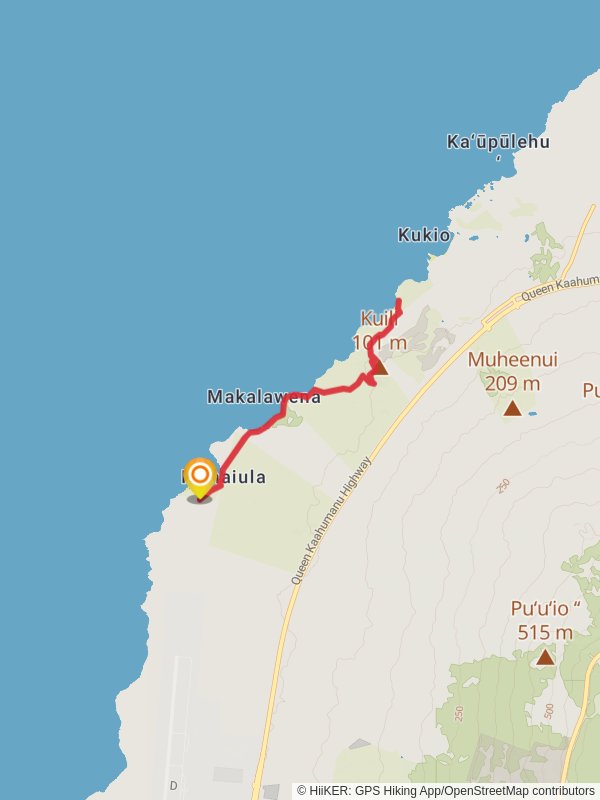 Kua Bay via Makalawena Beach Trail