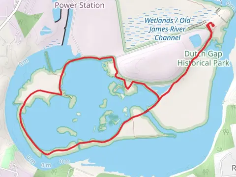 Dutch Gap Historical Park Loop