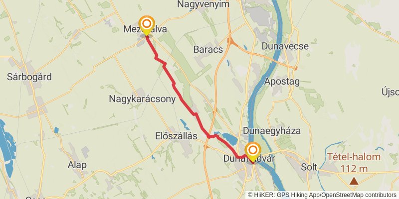 Sultans Trail stage 25 Map