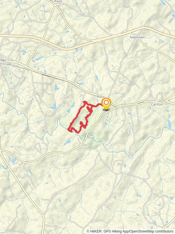 Horse Trail - Green, Brown and Blue Loop