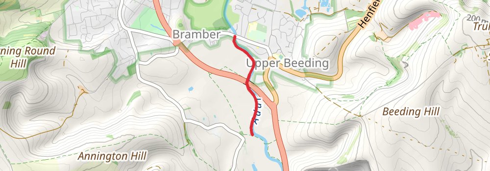 South Downs Way 8-Day Moderate Tour (Hillwalk Tours) spur 2 Map