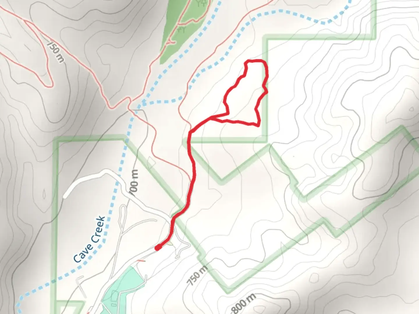 An image depicting the trail Fairy Duster Loop Trail and its surrounding area.