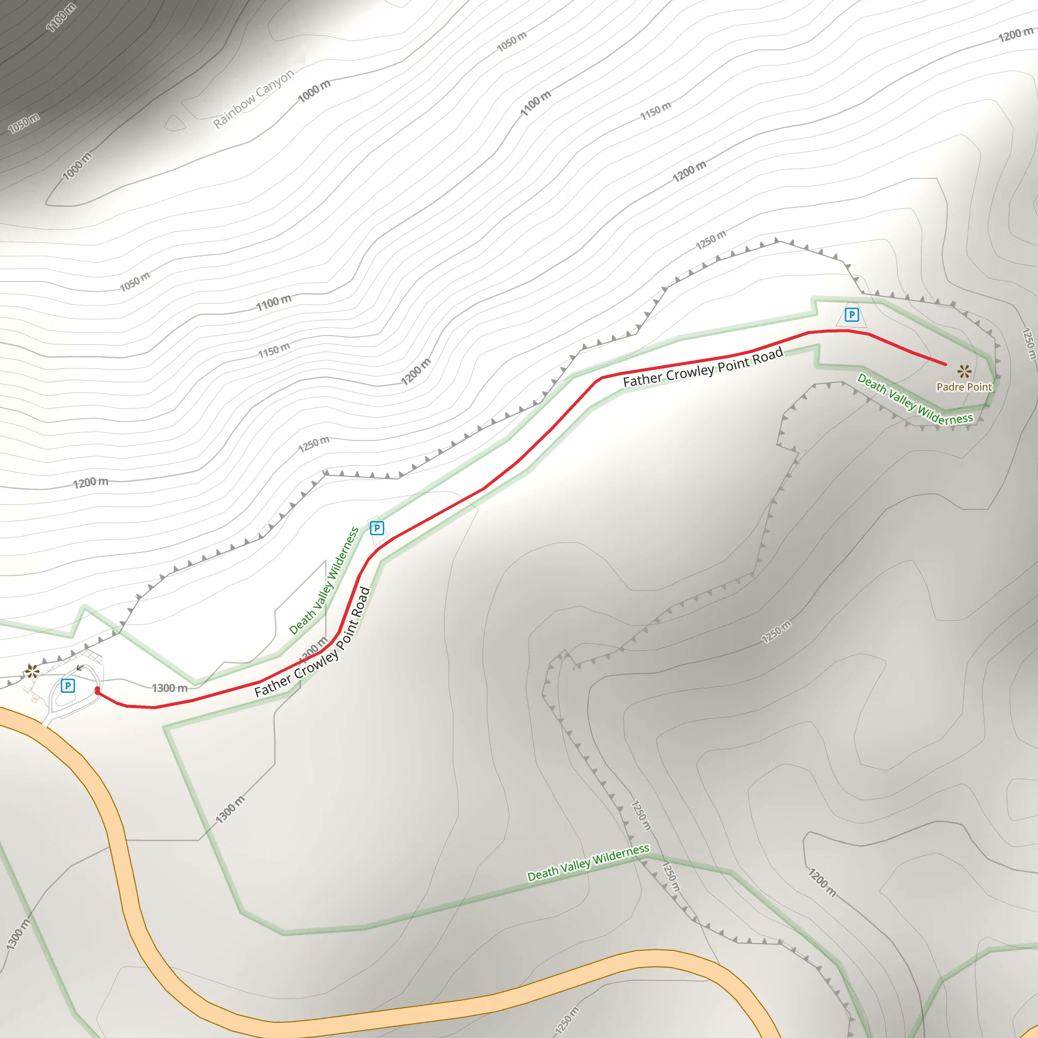 Father Crowley Overlook Walk mobile static map