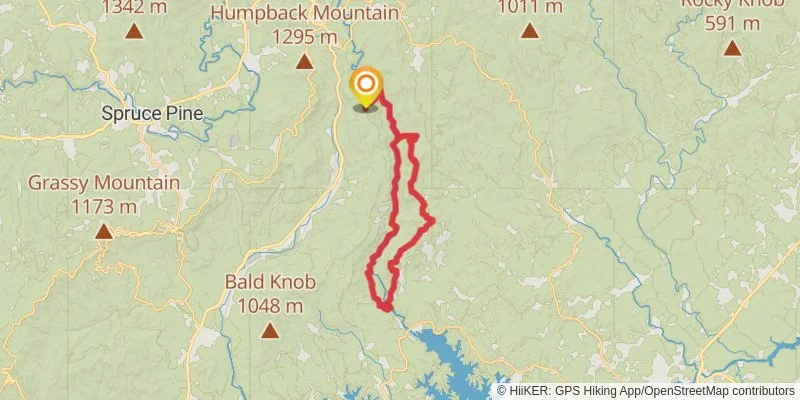 Linville gorge loop clearance map