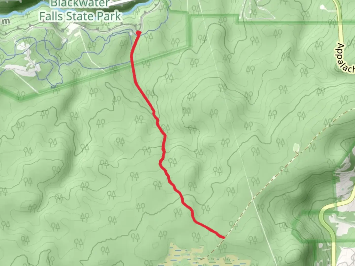 An image depicting the trail A Davis Trail and its surrounding area.