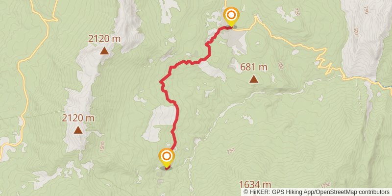 Lycian Way stage 25 Map