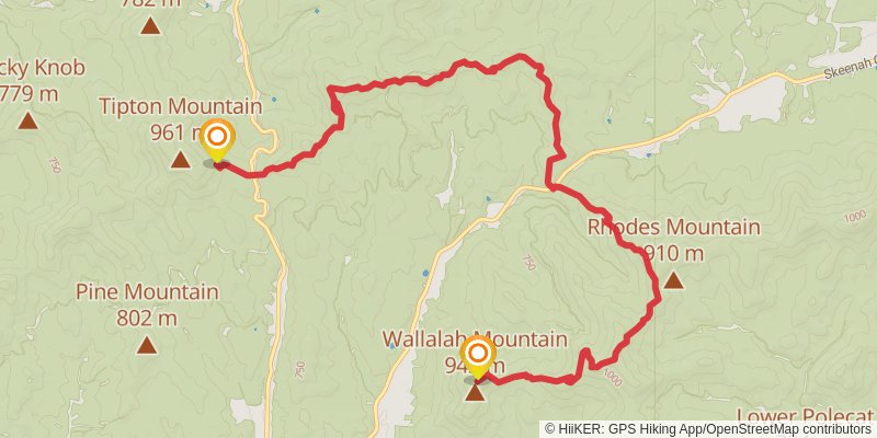 Benton Mackaye Trail stage 4 Map