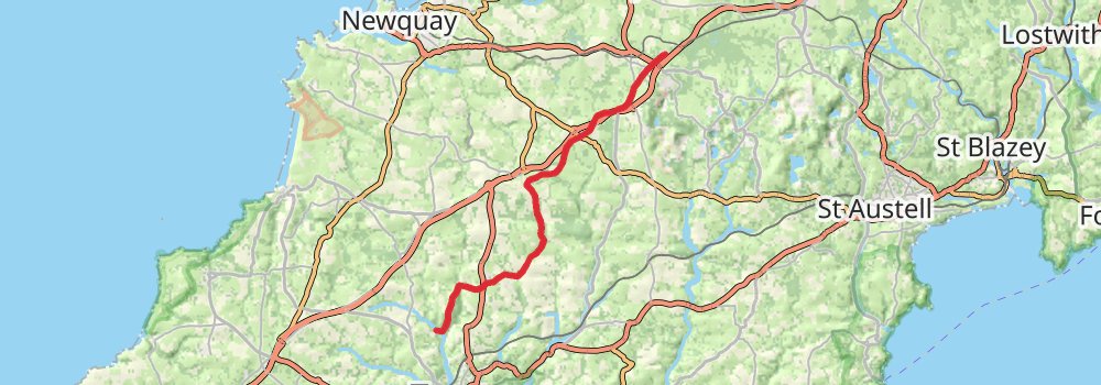 Land's End To John O'Groats stage 5 Map