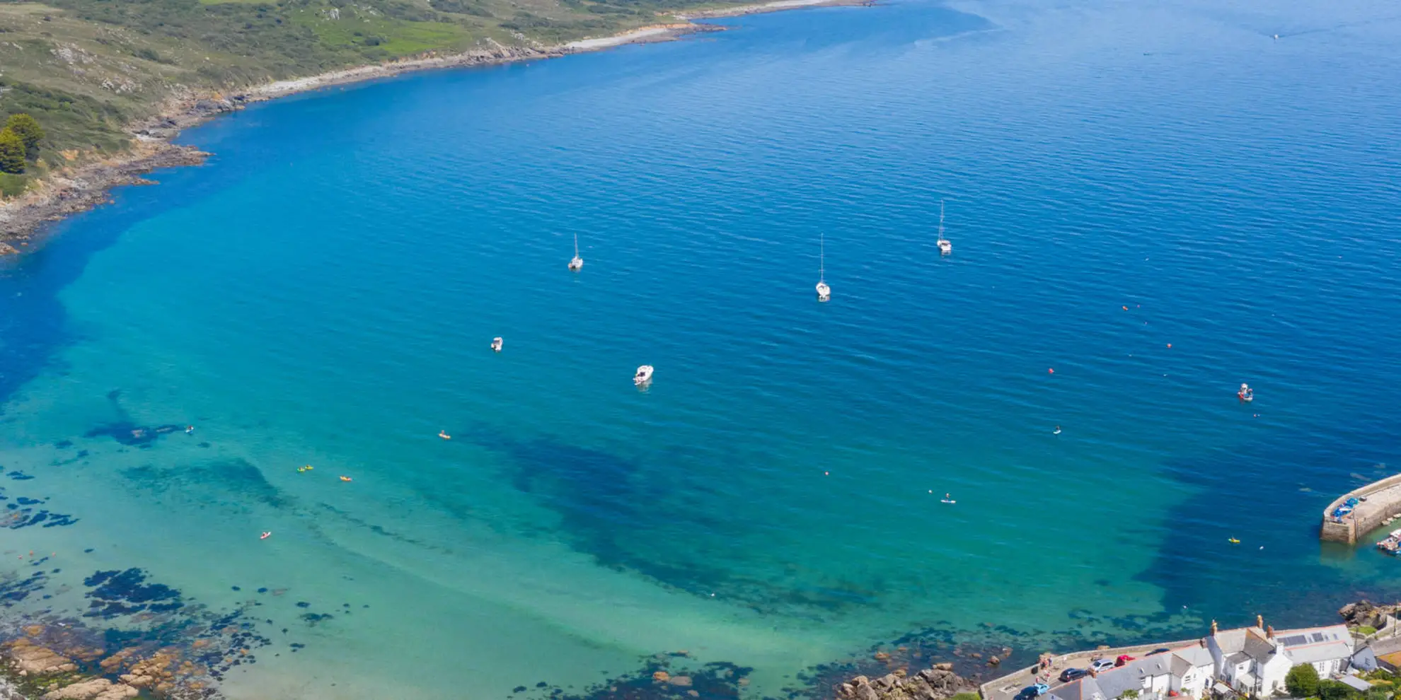An image depicting the trail Coverack and Black Head Walk and its surrounding area.