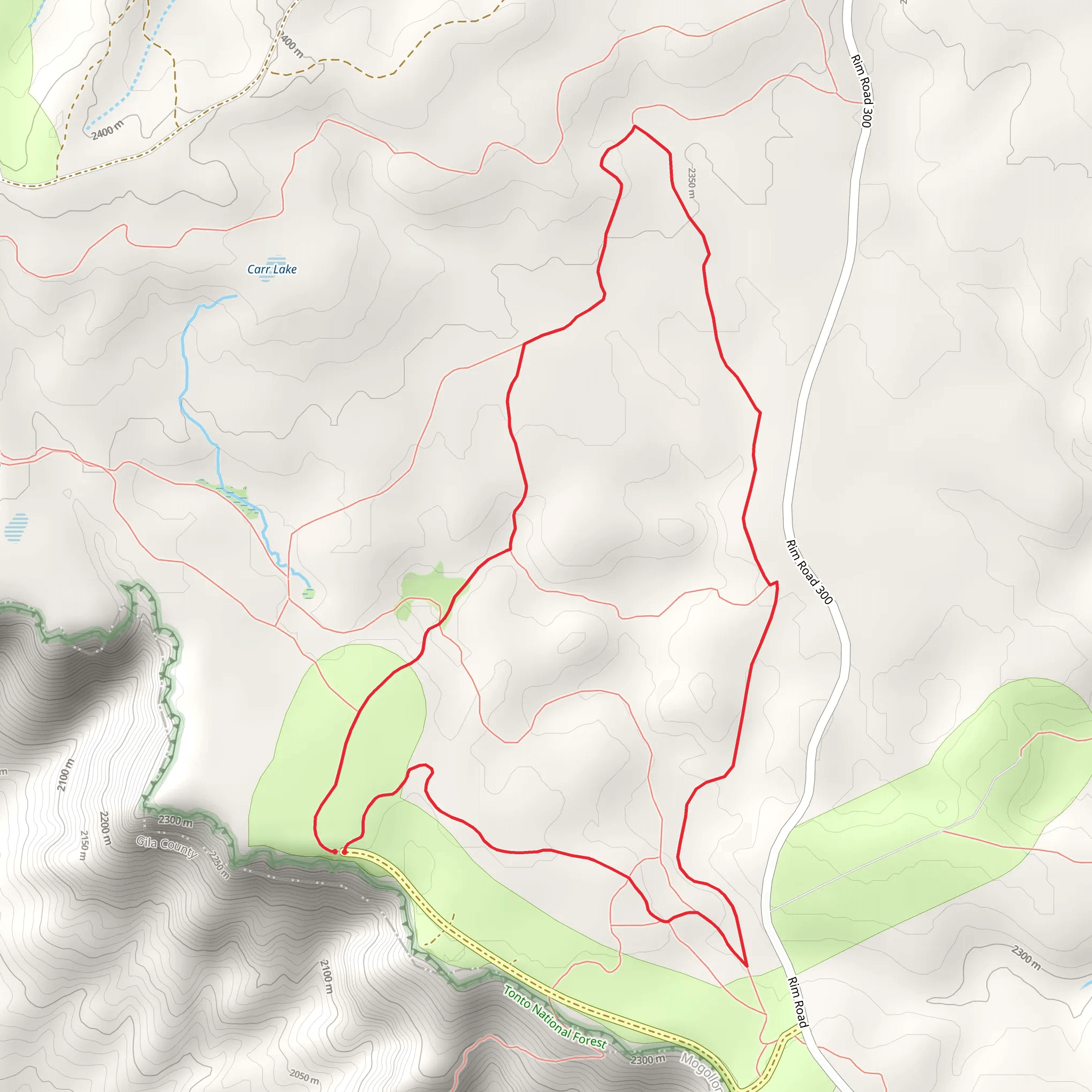 Aspen Trail mobile static map