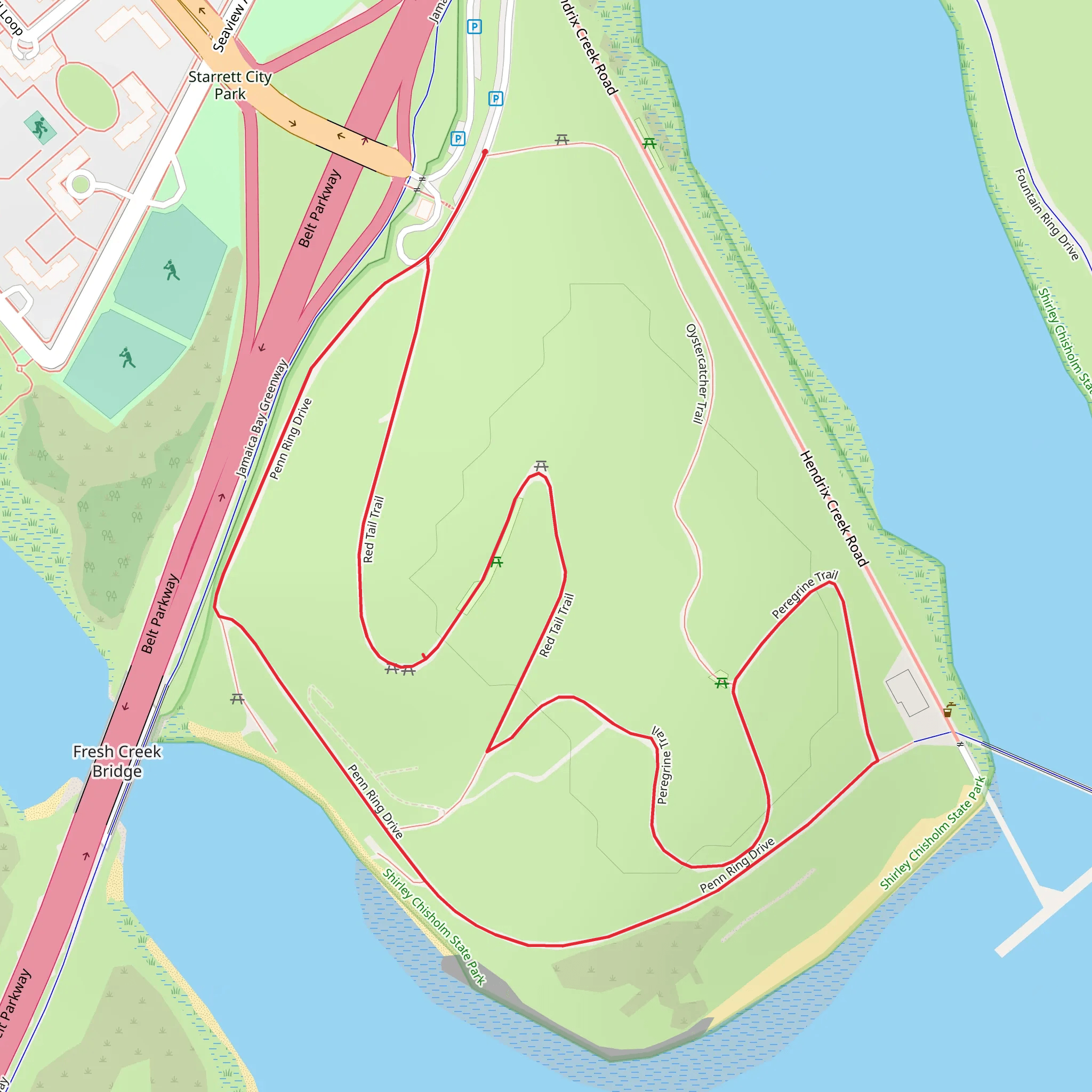 Jamaica Bay Unit - Gateway National Recreation Area Loop mobile static map
