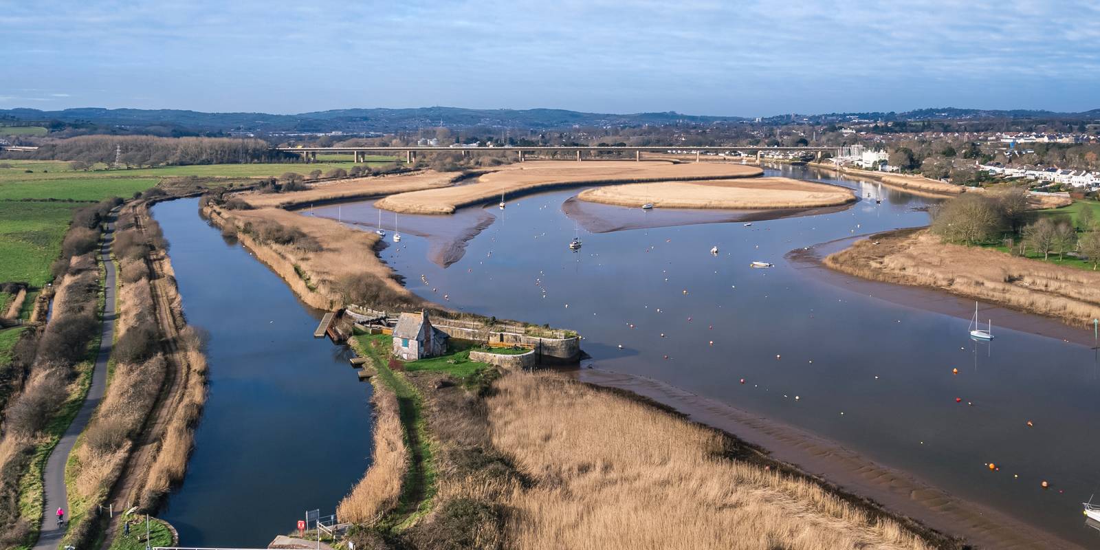 Avocet Line Topsham Town Trail trail stages