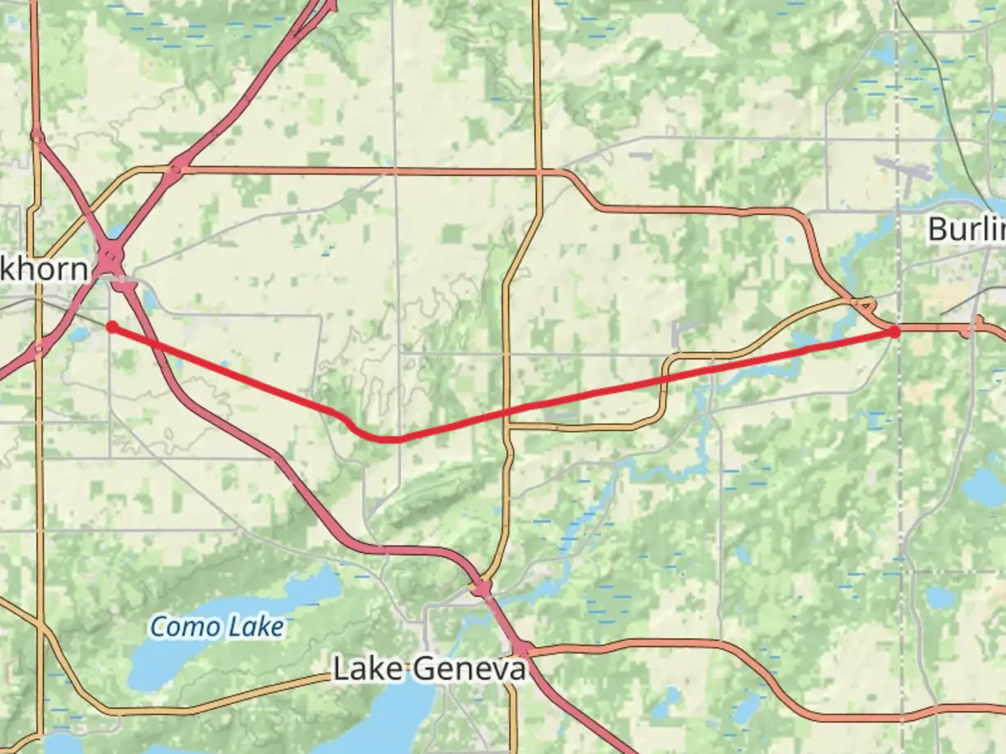 An image depicting the trail White River Trail and its surrounding area.