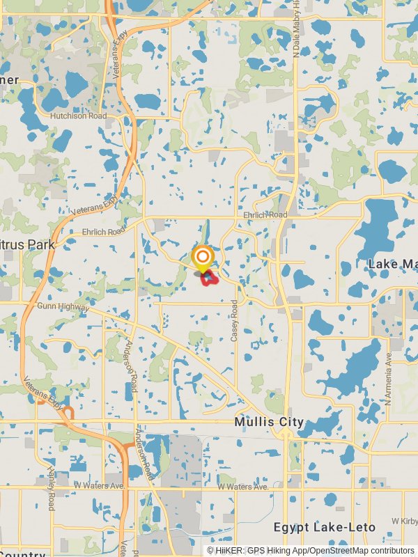 Carrollwood Villiage Park Loop mobile static map