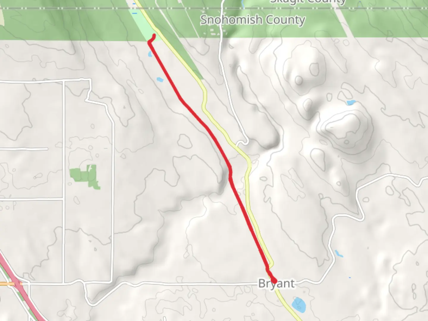 An image depicting the trail Pillchuck Creek and its surrounding area.
