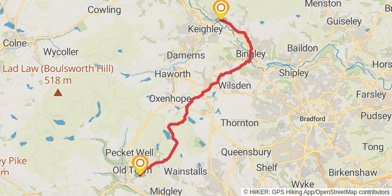 Stanza Stones Trail stage 3 Map