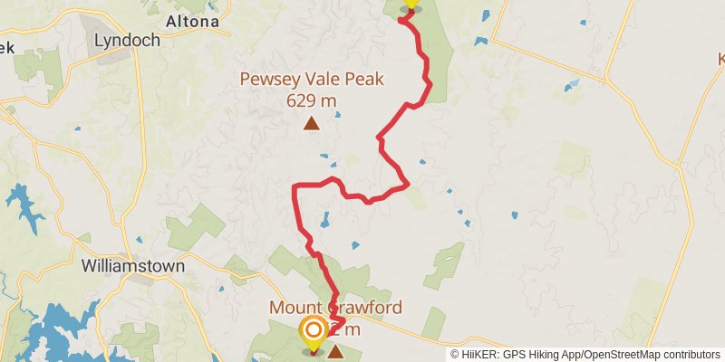 Heysen Trail stage 17 Map
