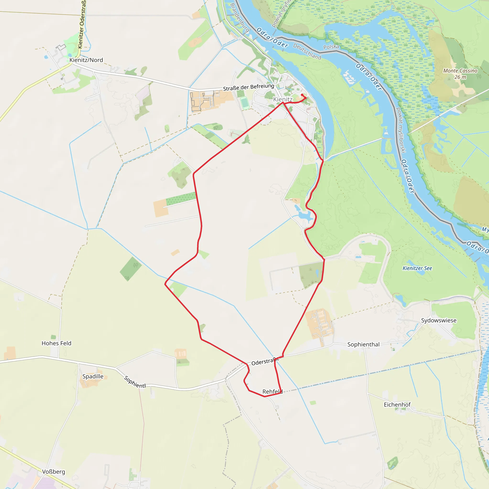 Kienitz Loop mobile static map