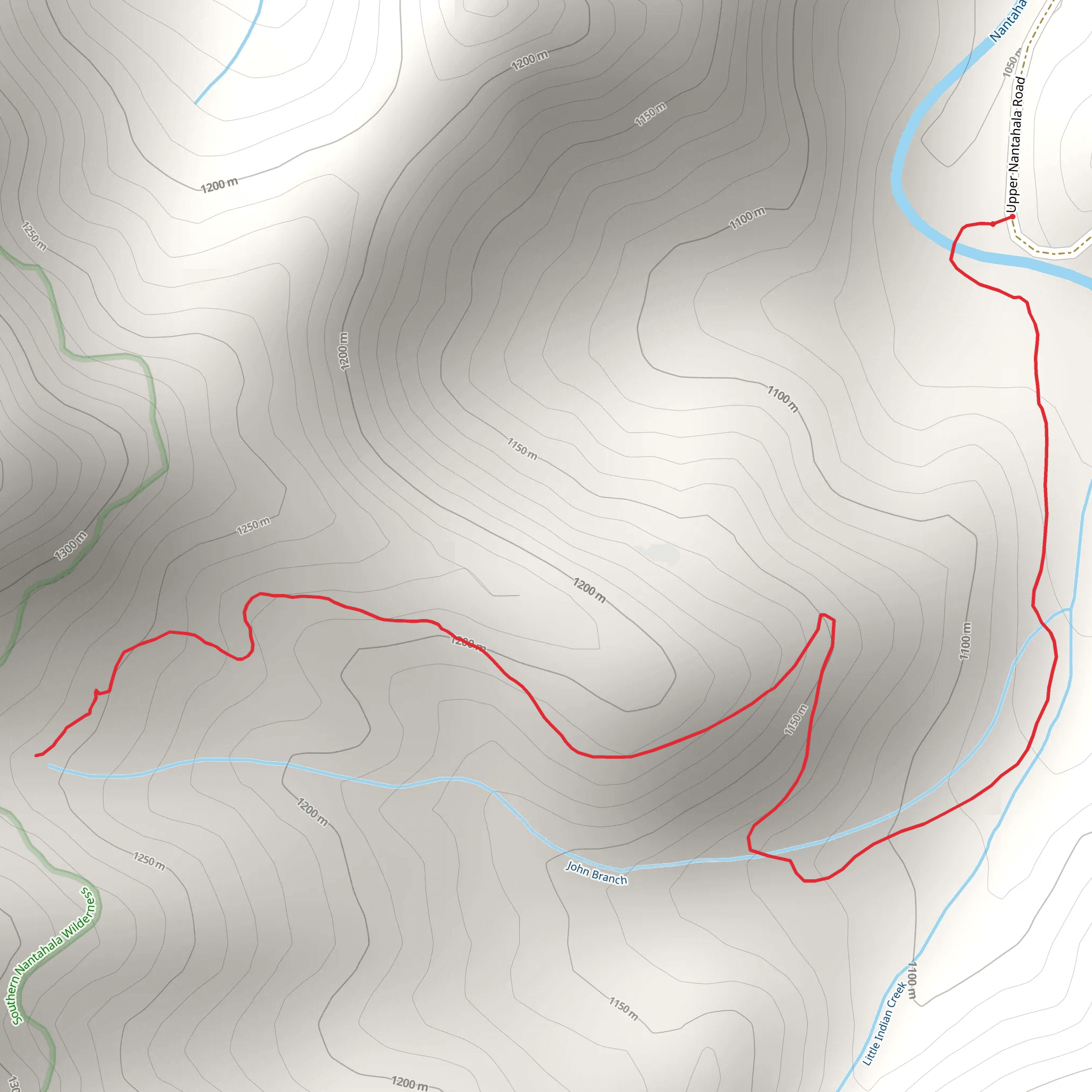 Little Indian Trail mobile static map