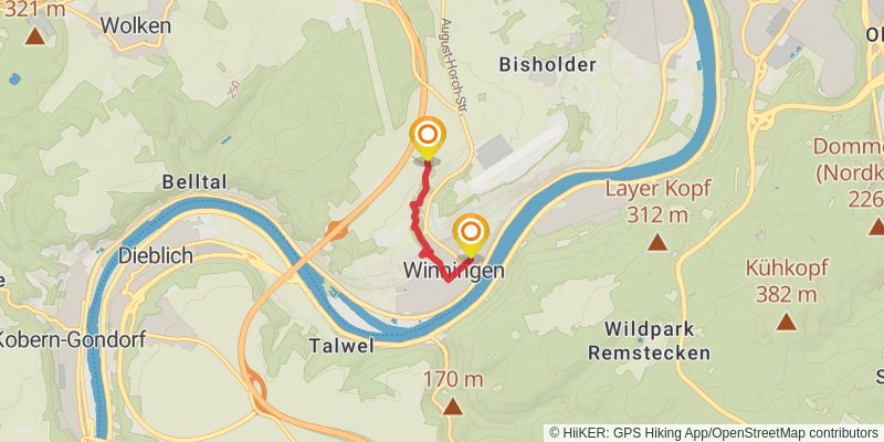 Moselsteig spur 3 Map