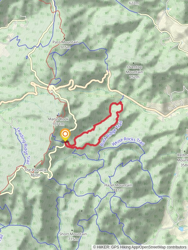Buck Hollow Trail and Buck Ridge Trail Loop