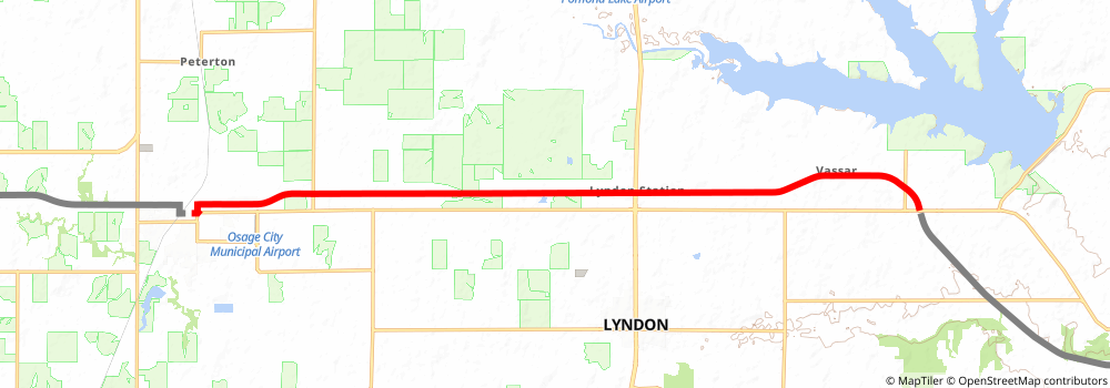 American Discovery Trail South Route stage 172 Map