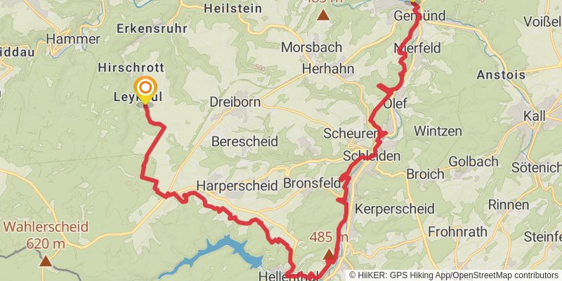 Wildnis-Trail alt 1 Map