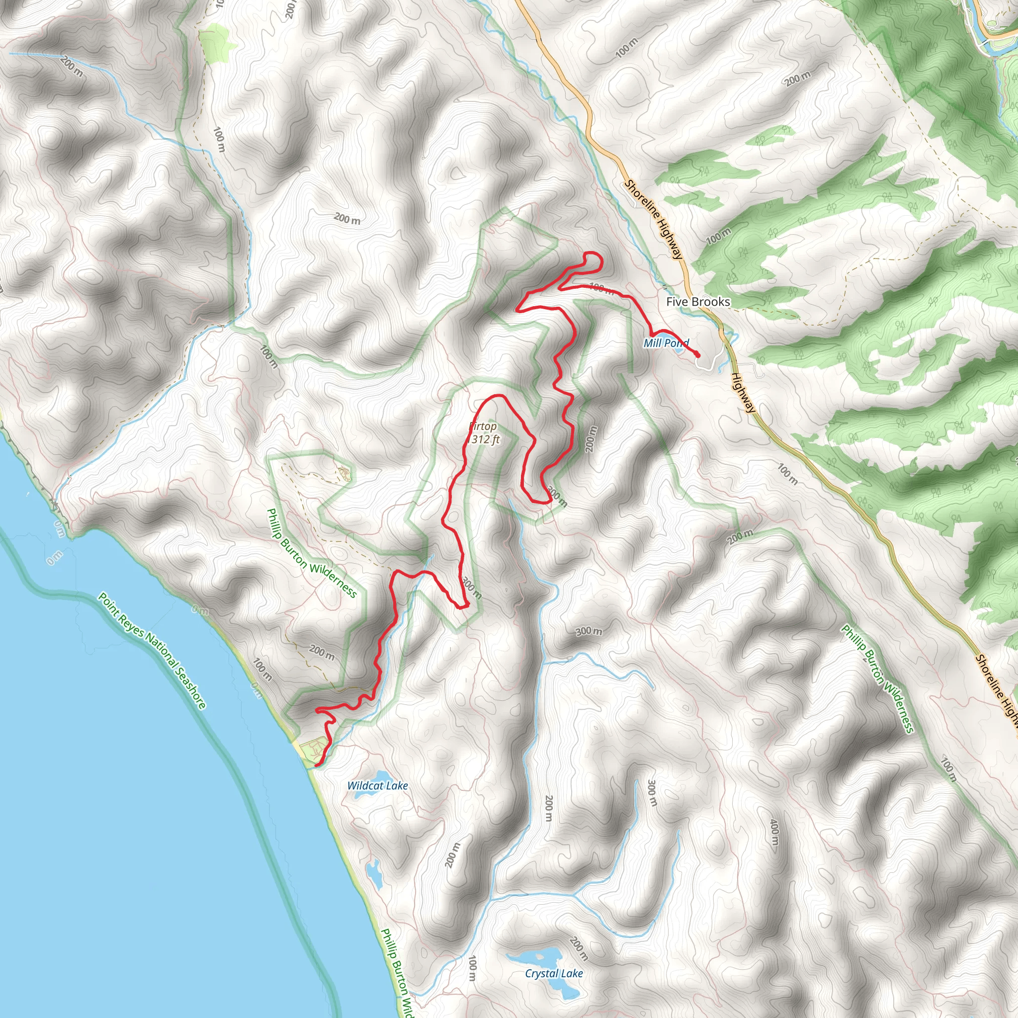 Stewart Trail mobile static map