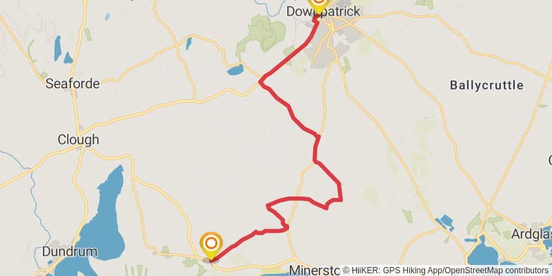 St Patrick's Way stage 7 Map