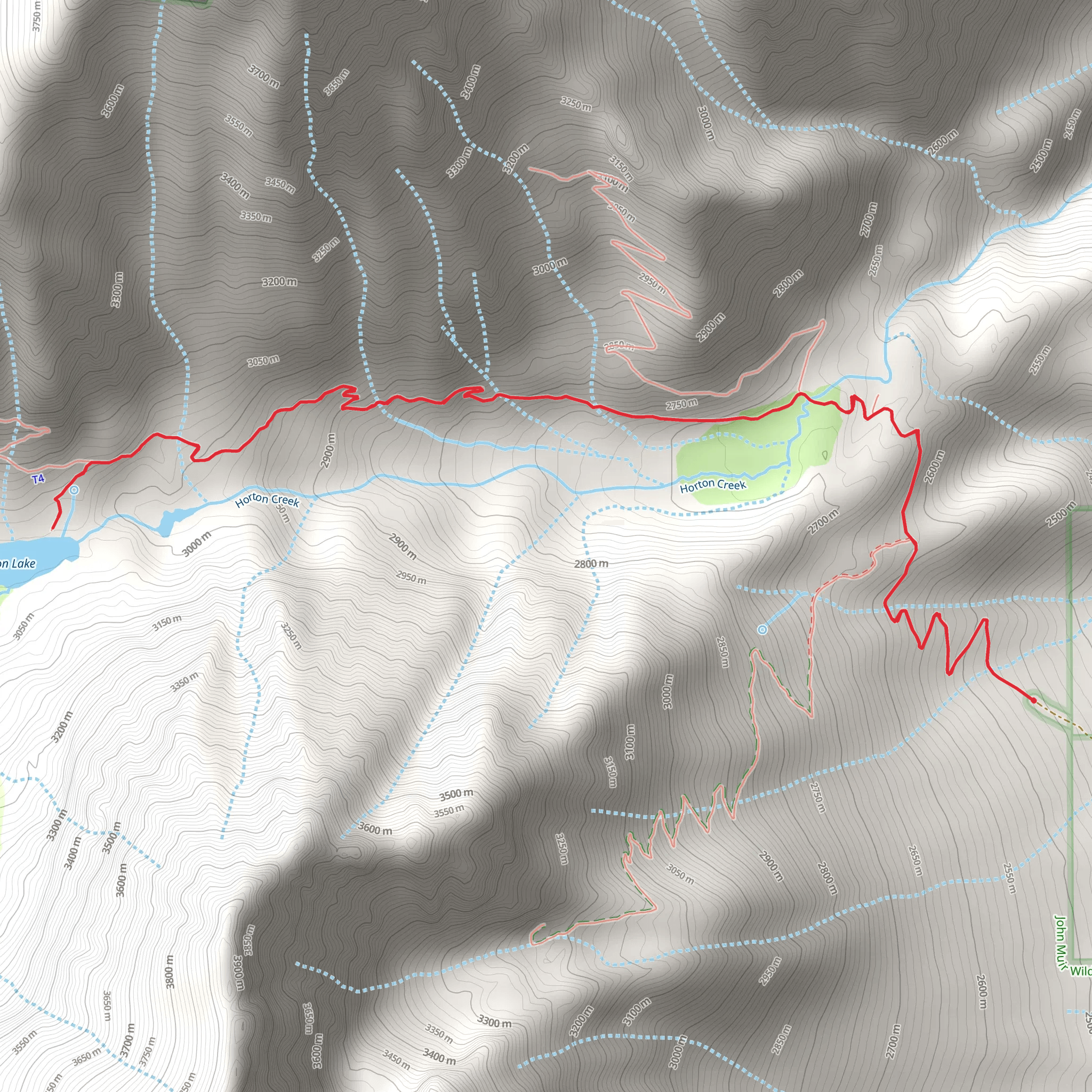 Horton Lake mobile static map