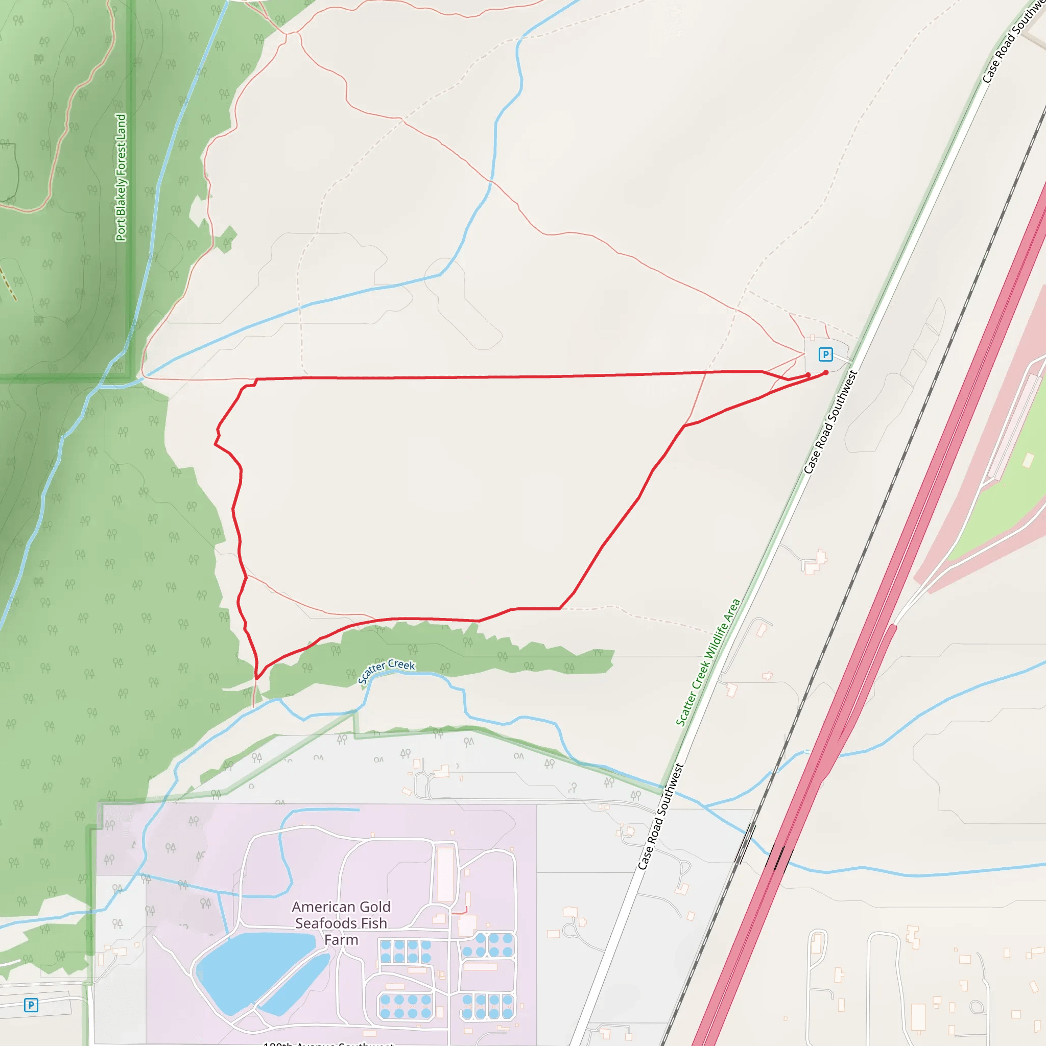 Case Road Southwest Loop mobile static map