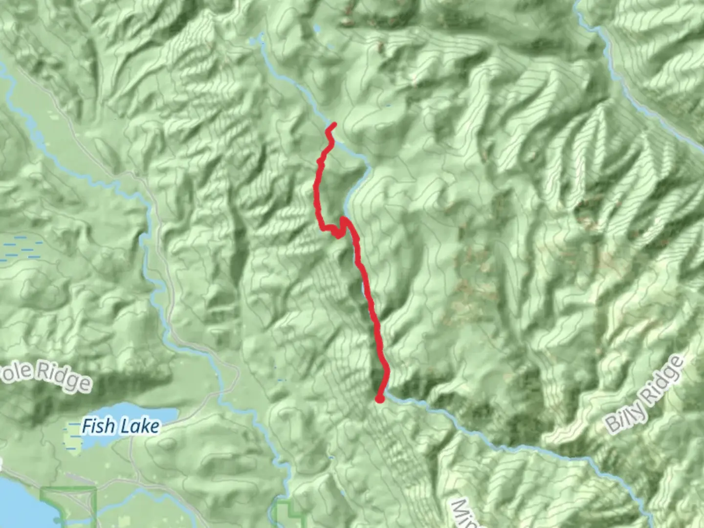 An image depicting the trail Mad River Trail and Lost Lake Trail and its surrounding area.