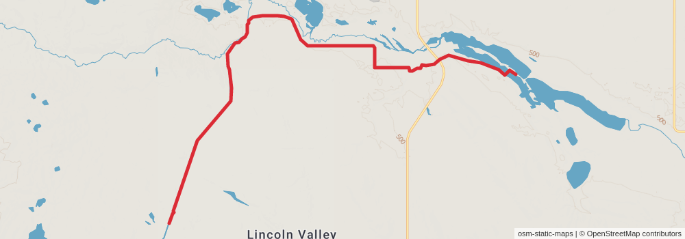 American Perimeter Trail - North Country Primary stage 231 Map