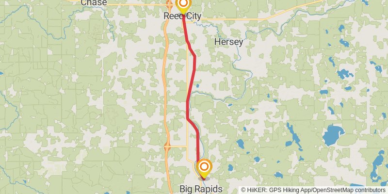 White Pine Trail stage 5 Map
