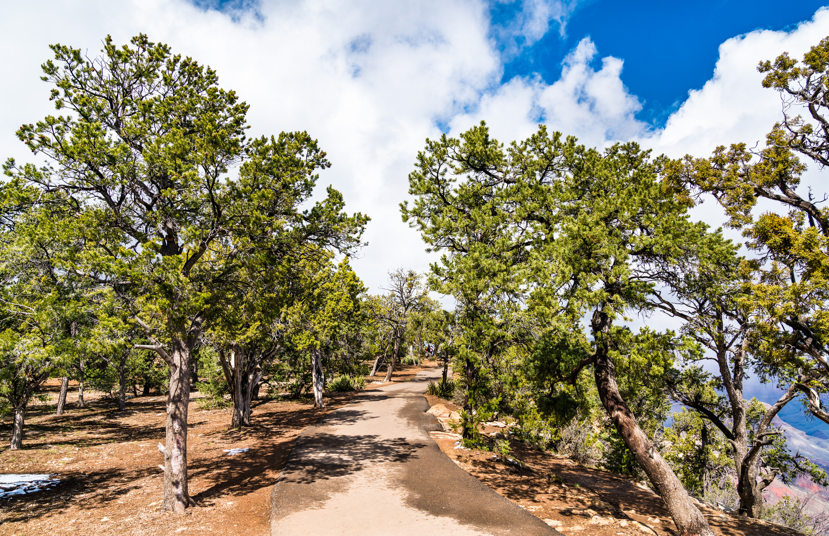 An image depicting the trail South Kaibab - Colorado River - Bright Angel Loop and its surrounding area.