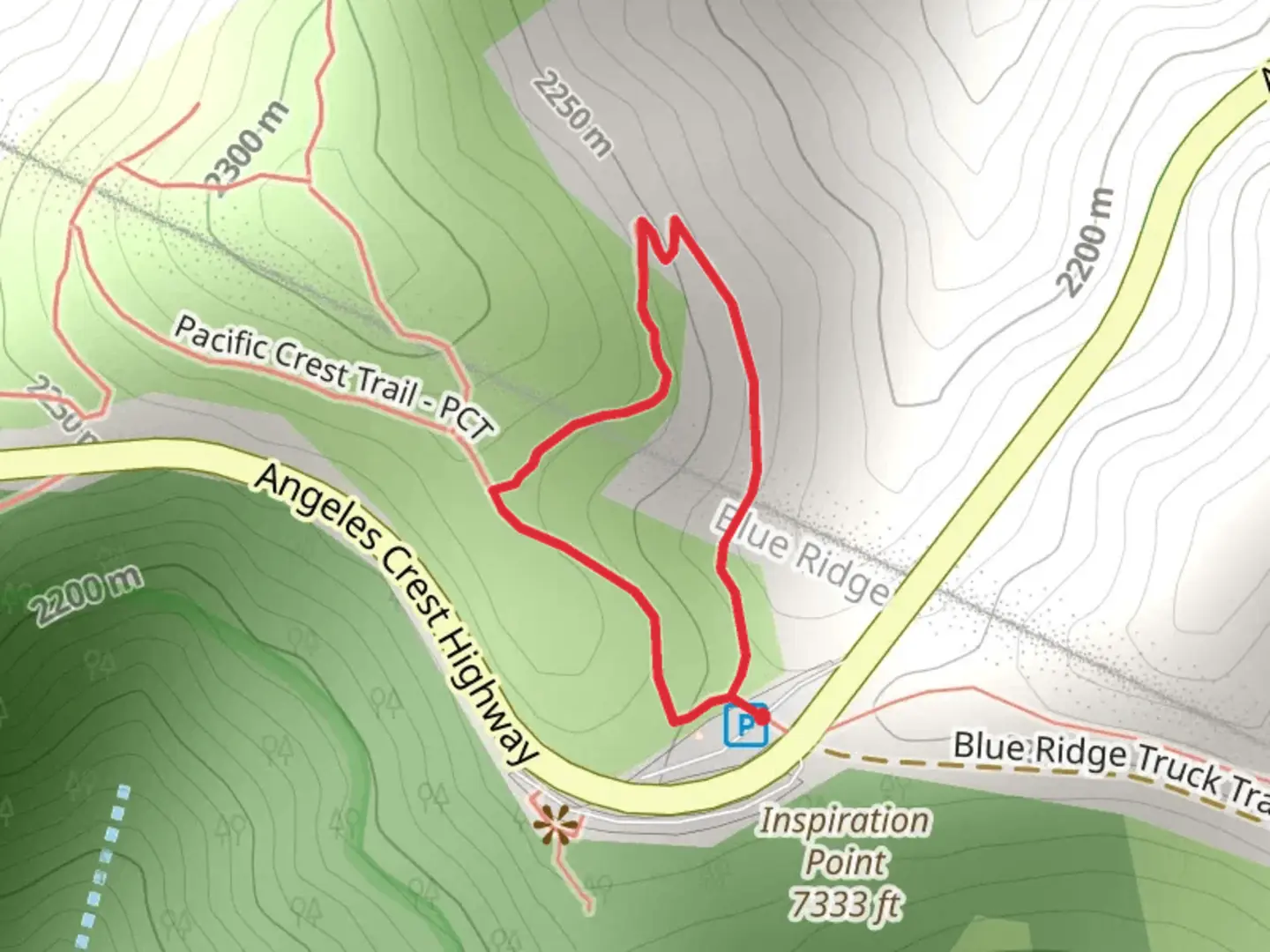 An image depicting the trail Lightning Ridge Nature Loop Trail and its surrounding area.